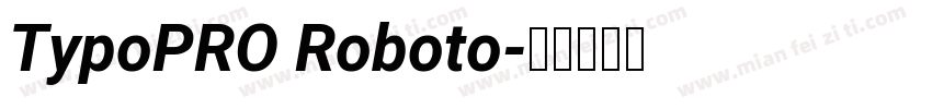 TypoPRO Roboto字体转换
